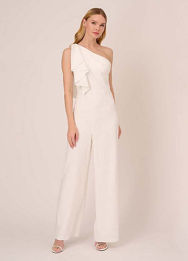 Draped jumpsuit best sale