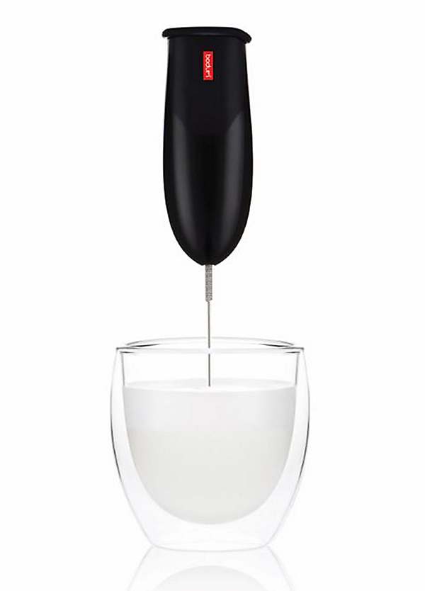 Schiuma Battery-Operated Stainless Steel Milk Frothermilk by Bodum