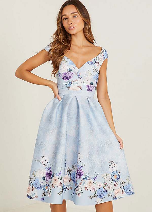 Quiz navy 2024 floral dress