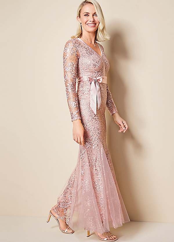 Sequin Maxi Dress by Kaleidoscope