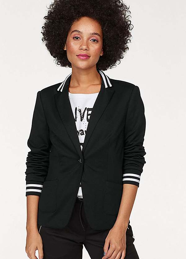 One button sale blazer womens