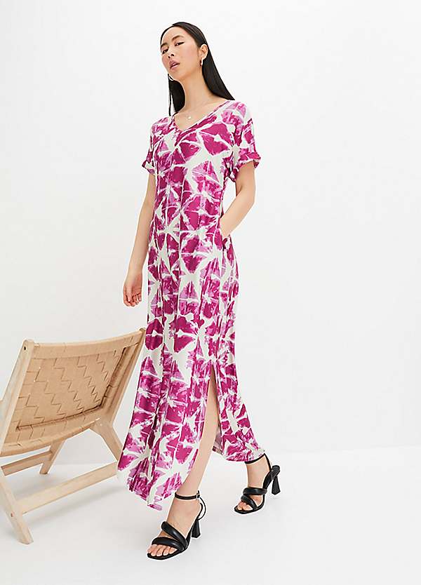 Short sleeve jersey maxi dress on sale