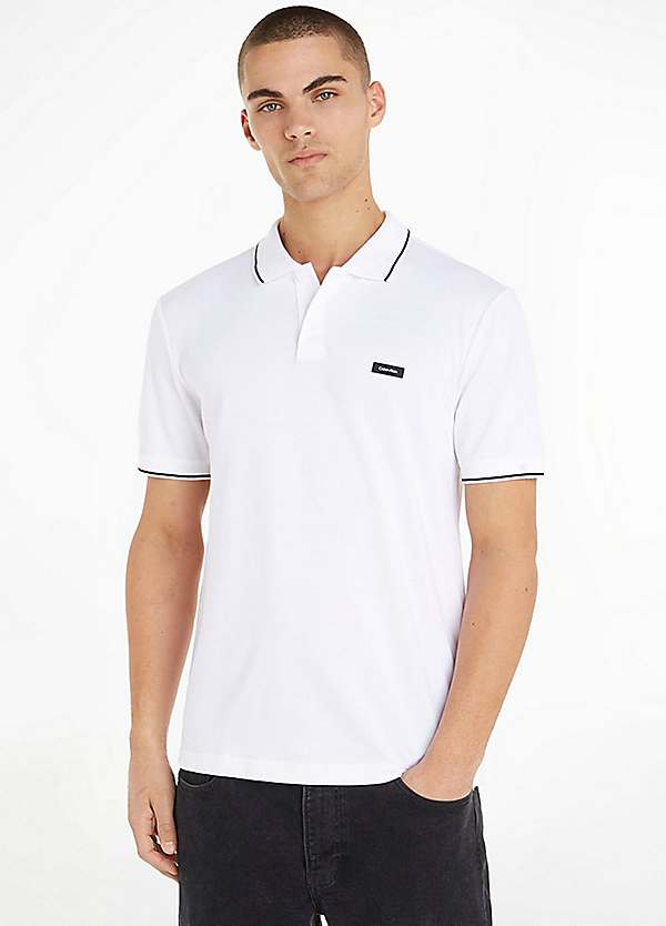 Calvin klein short sleeve polo shirt best sale