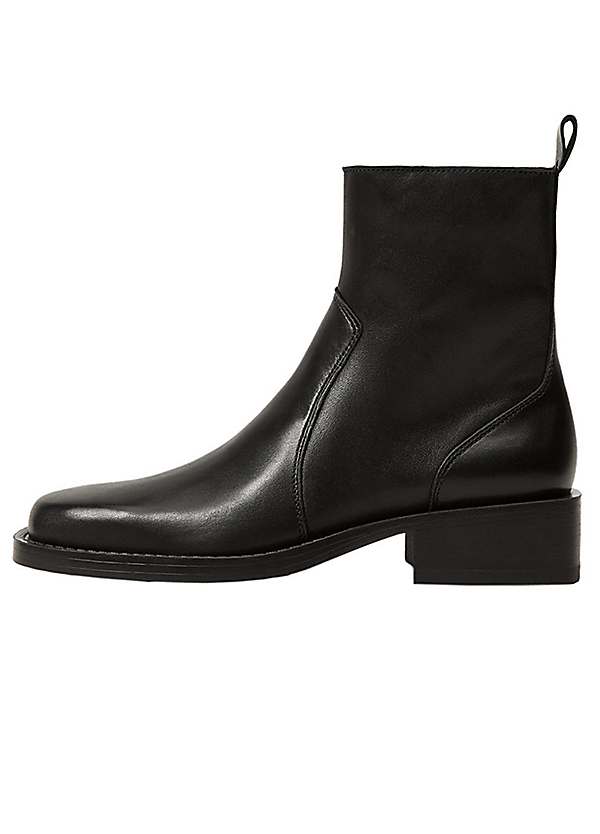 Mango black hotsell ankle boots