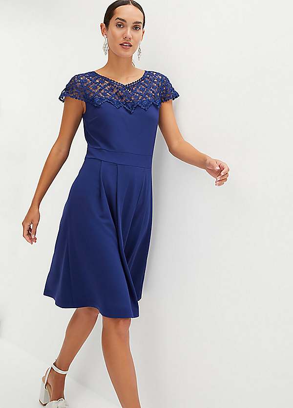black lace and mesh dress BLACK SHEER LACE SILK DRESS WITH CUT-OUT TOP | CULT MIA