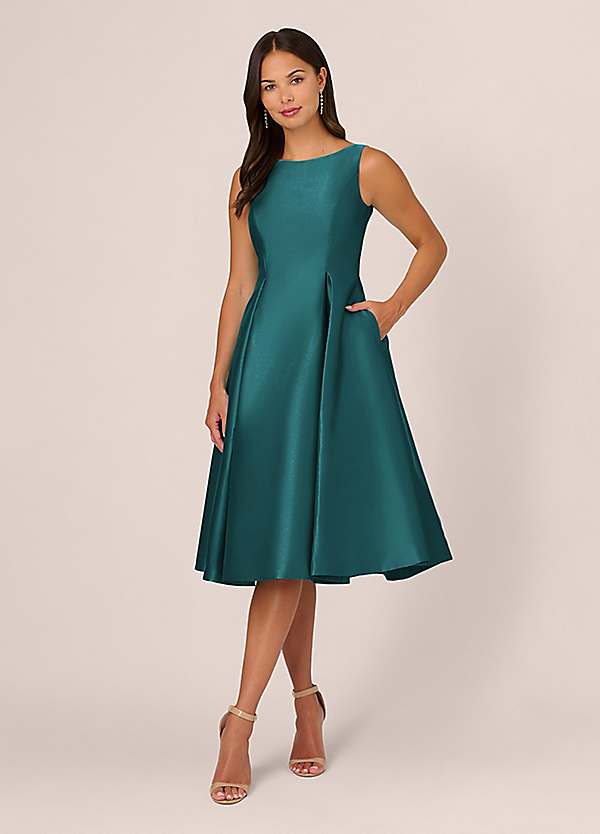 【海外限定】AdriannaPapell ドレス☆Sleeveless Tea Length Dre Buy Adrianna Papell Sleeveless Tea Length Dress from Next USA