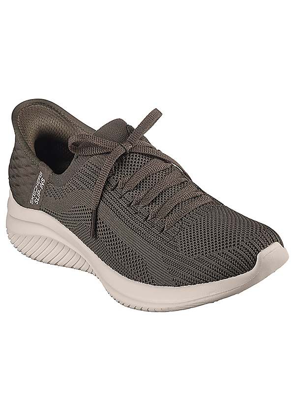 Skechers go walk 3 womens olive on sale