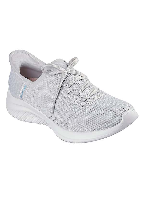 skechers grey ultra flex trainers