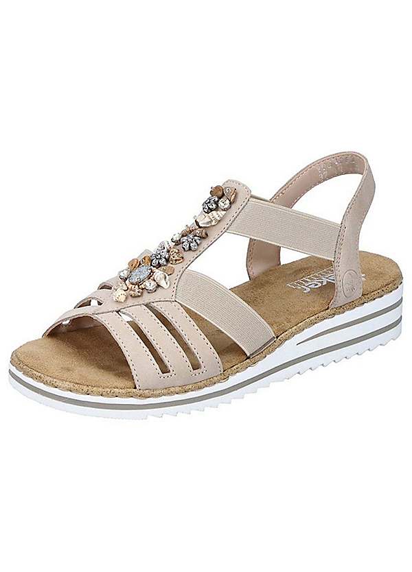 Stone on sale embellished sandals