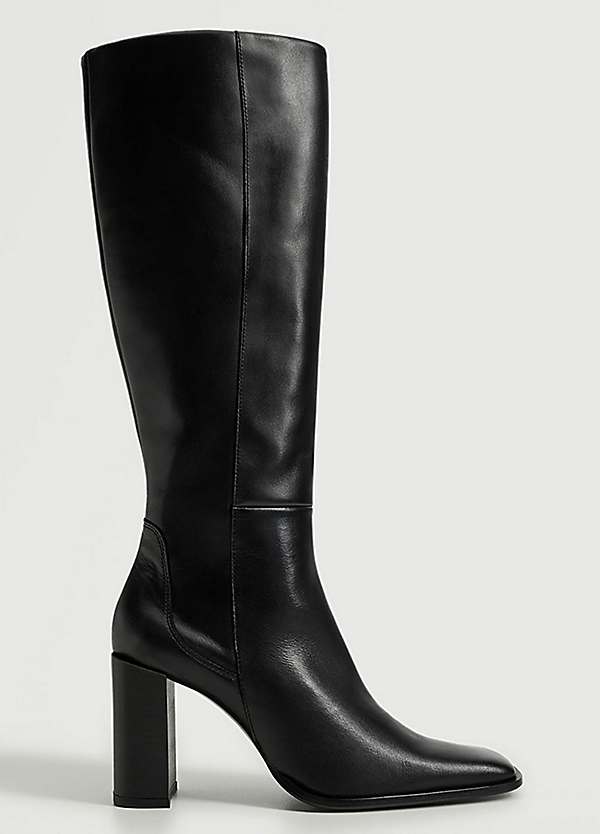 Mango high clearance heel boots