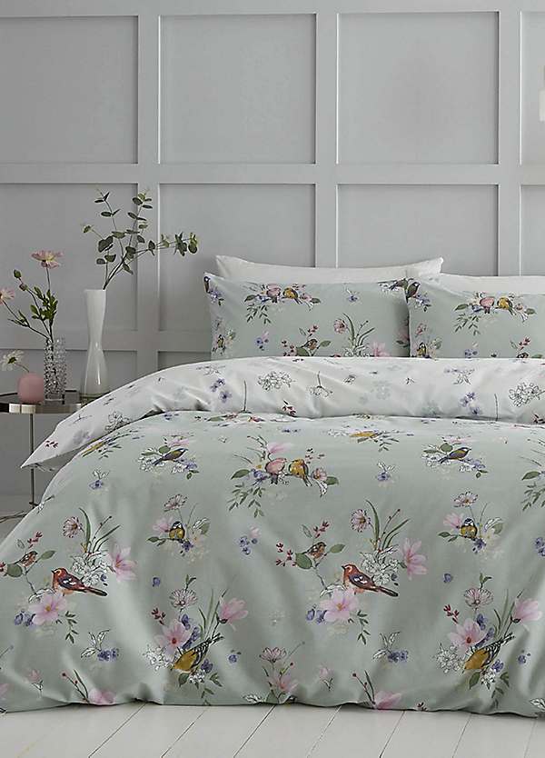 Catherine Lansfield Canterbury Duck Egg Bedding Set