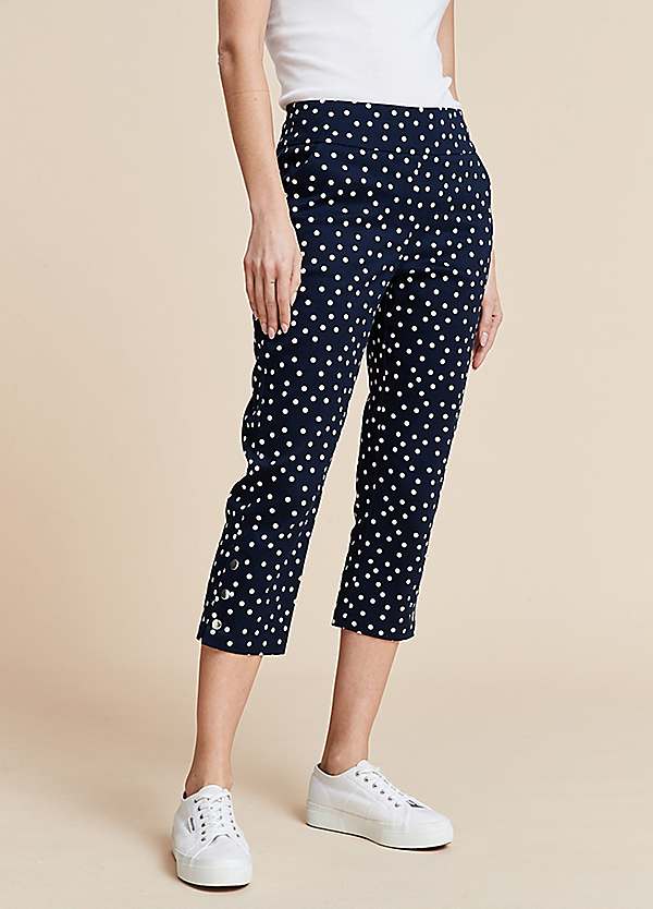 Freemans Bonprix Cropped Trousers Spot Comfort Fit Cropped Trousers By  Freemans Look Again