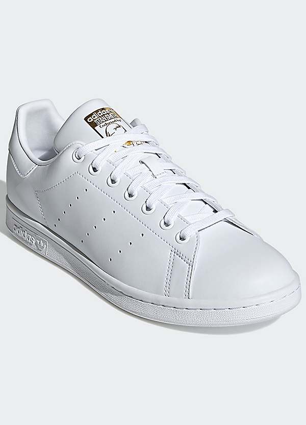 adidas Women's Stan Smith Shoes White Blue - urbanAthletics