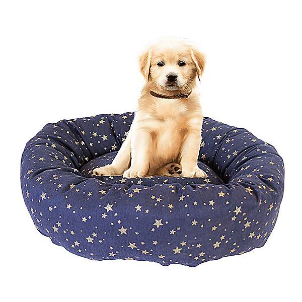 Donut print 2025 dog bed