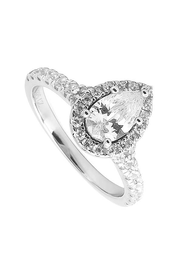 Cubic Zirconia Dkny Ring Silver Cubic Zirconia Trilogy Ring F6053