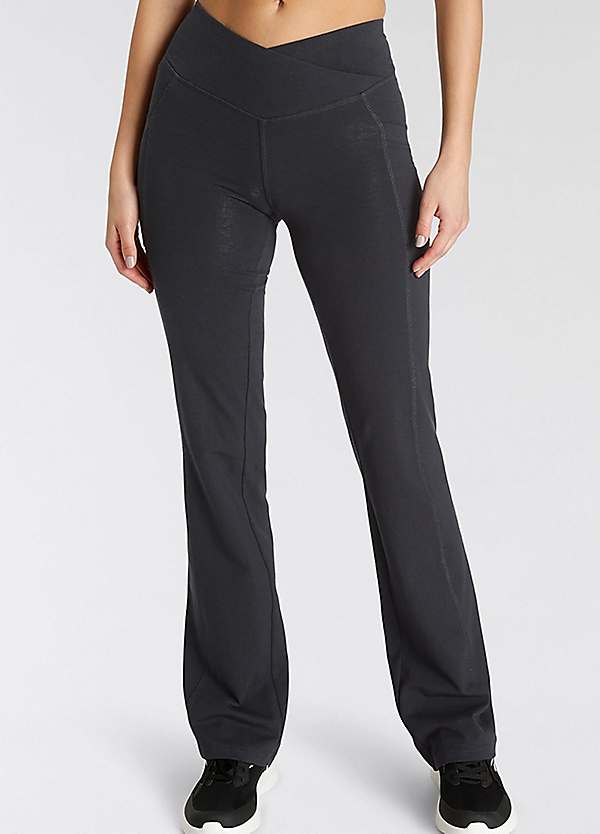 Bootcut Sports Sweat Pants by bonprix