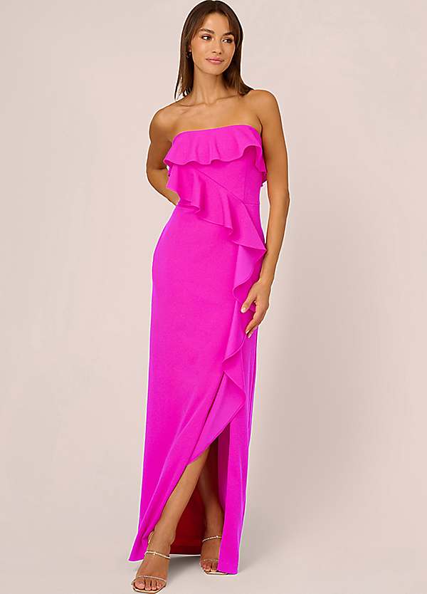 Stretch Crepe Column Gown by Adrianna by Adrianna Papell