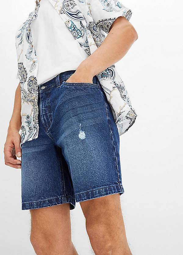 Stretch Denim Shorts by bonprix