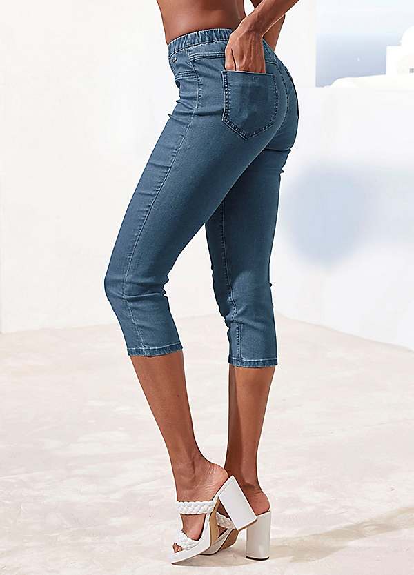 Stretch capri pants discount
