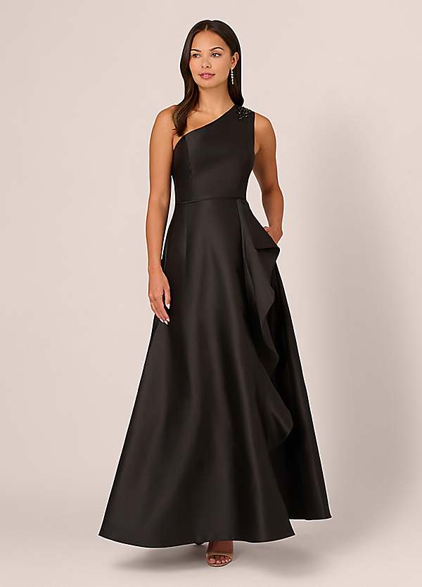 Studio One Shoulder Mikado Gown by Adrianna Papell | Look Again