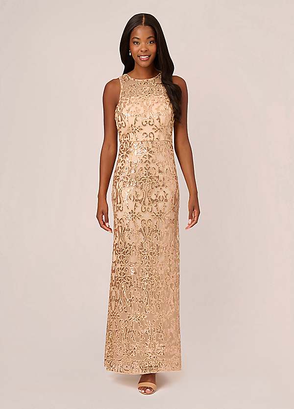 Studio Sequin Embroidery Gown by Adrianna Papell