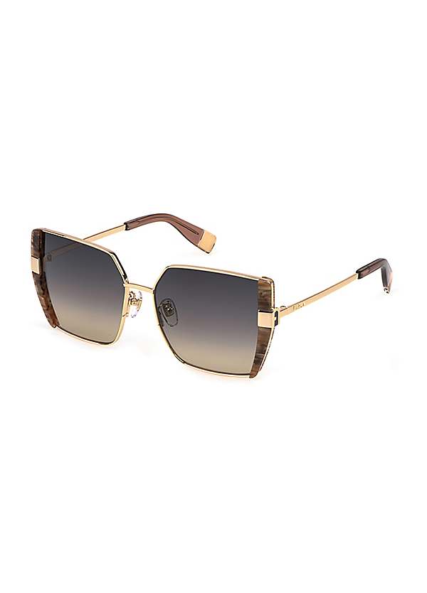 Sunglasses Shiny Rose Gold by Furla | Look Again display picture 3