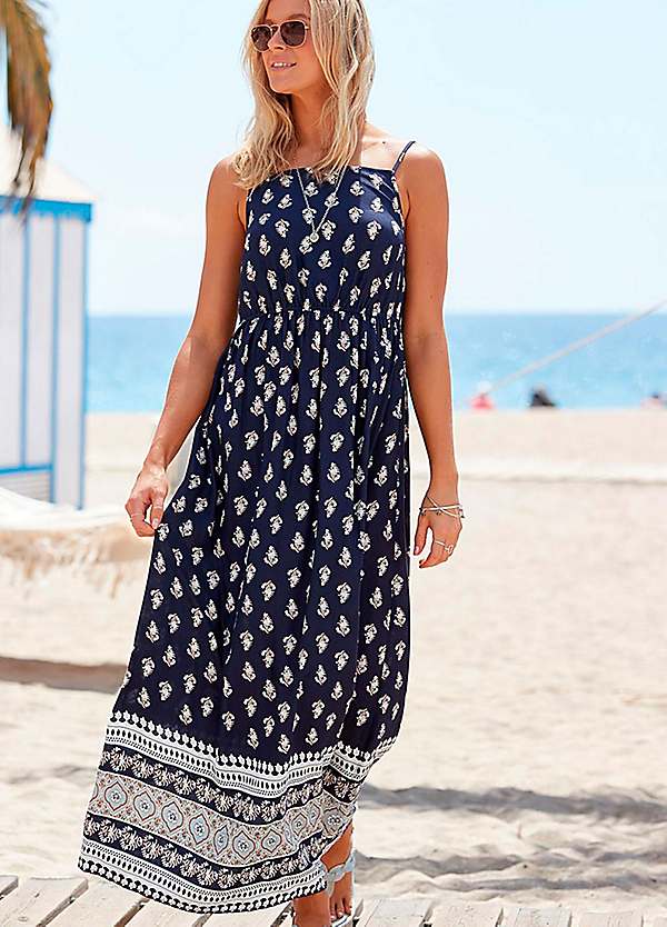 Sustainable Printed Maxi Dress by LASCANA Look Again