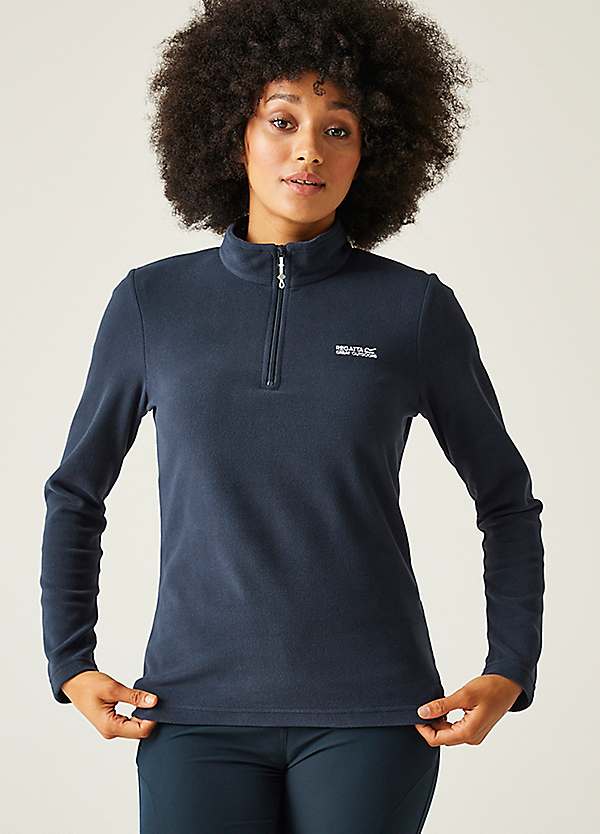 Lightweight half zip fleece sale