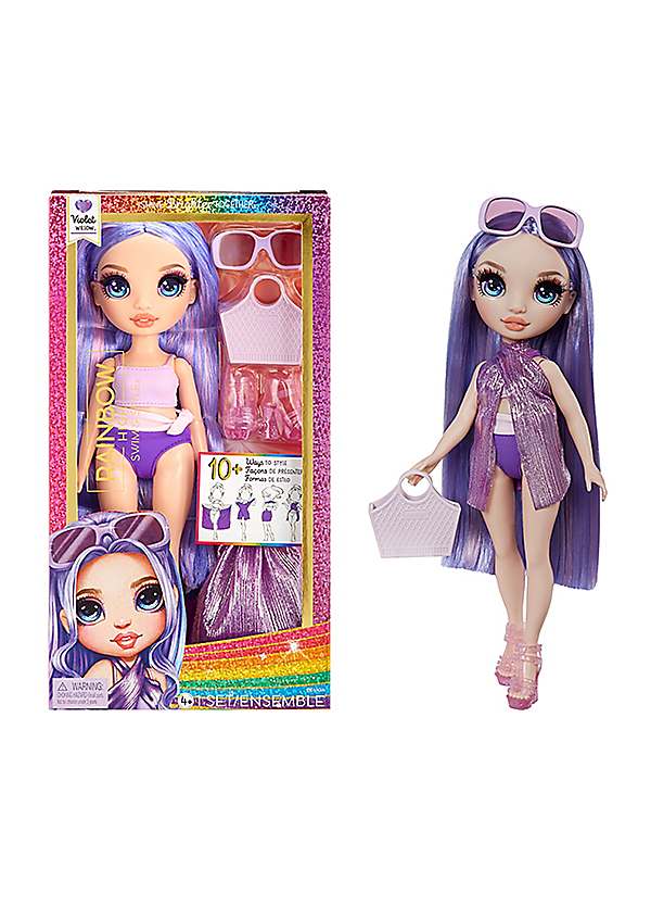 Swim Style Fashion Doll Violet by Rainbow High Look Again