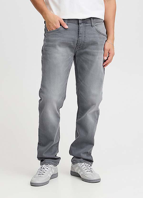 Tapered Fit Grey Stretch Jeans by Blend Look Again