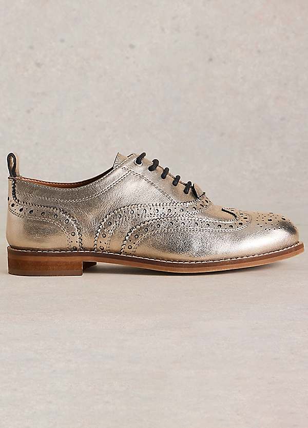Thistle Leather Lace Up Brogues by White Stuff Look Again