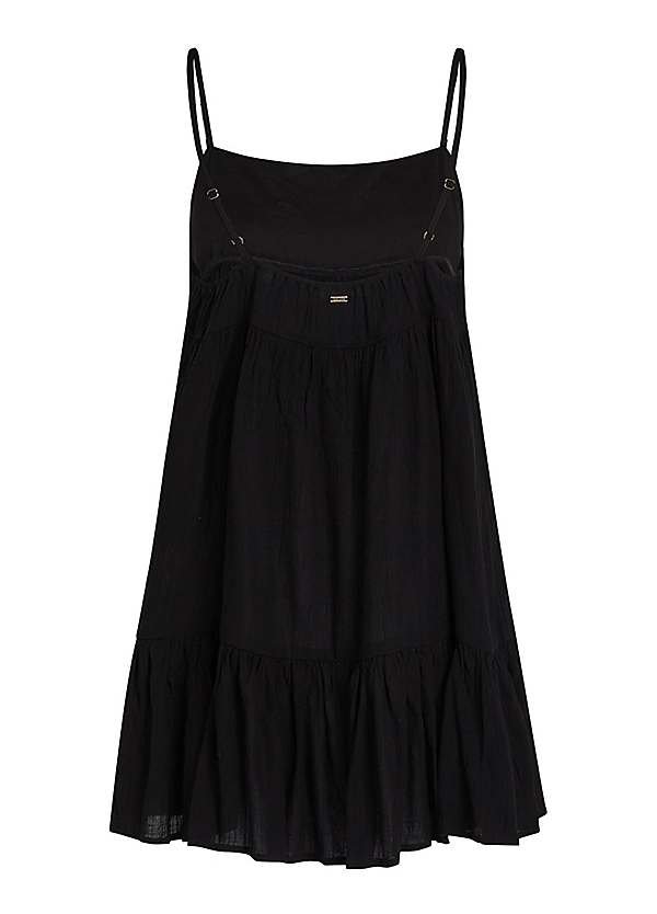 princess polly baby blue dress Black Slinky Side Cut Out Strappy Mini Dress