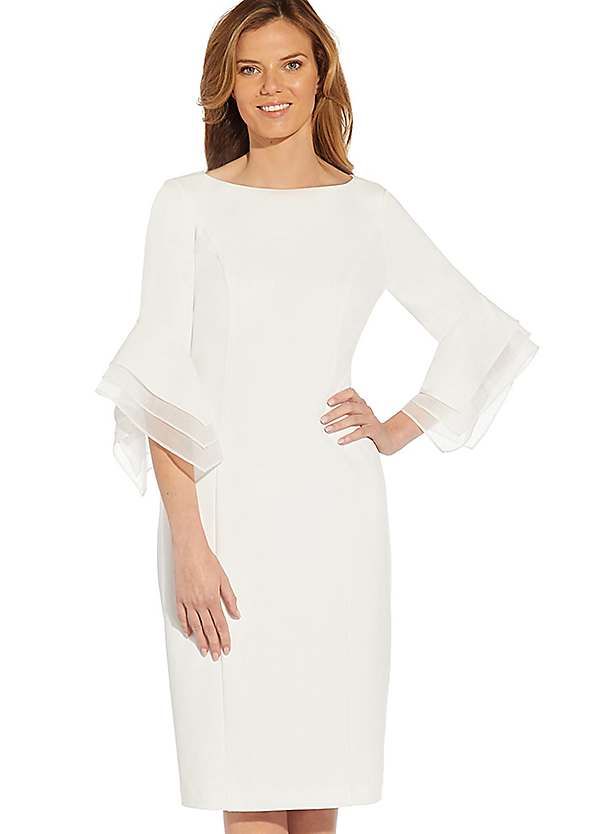 Tiered Sleeve Dress by Adrianna Papell