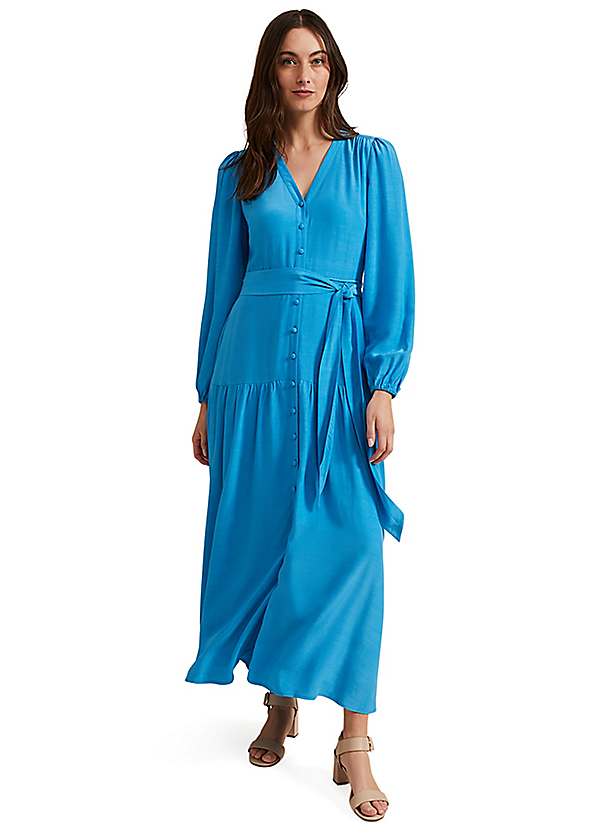 Tori Button Through Maxi Dress by Phase Eight | Look Again Tori Button Through Maxi Dress by Phase Eight | Look Again