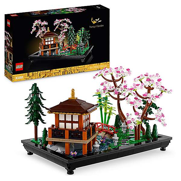 LEGO Icons Bonsai Tree with Cherry Blossom Flowers, DIY Plant
