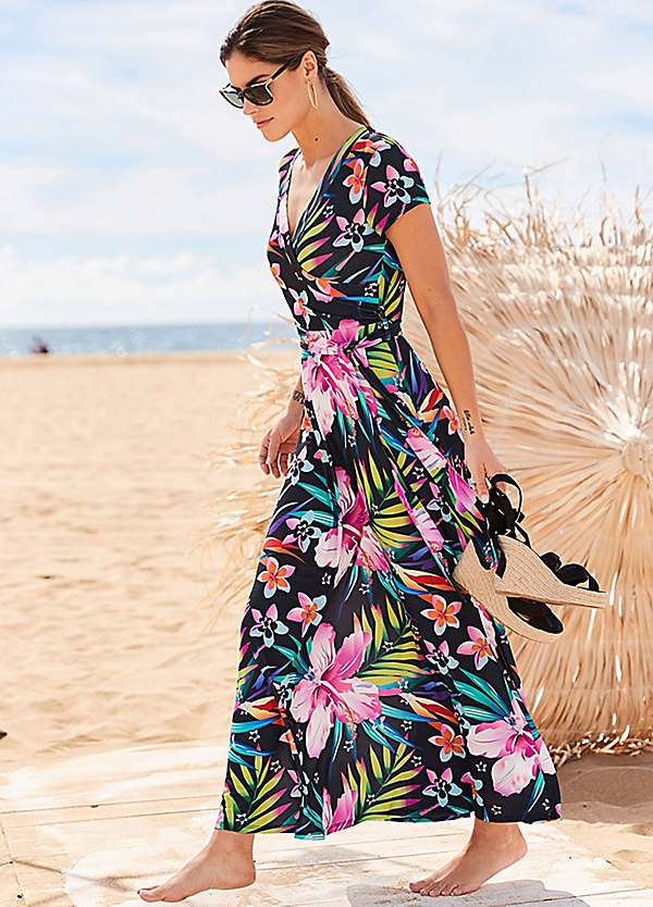 Tropical Maxi Dress by bonprix