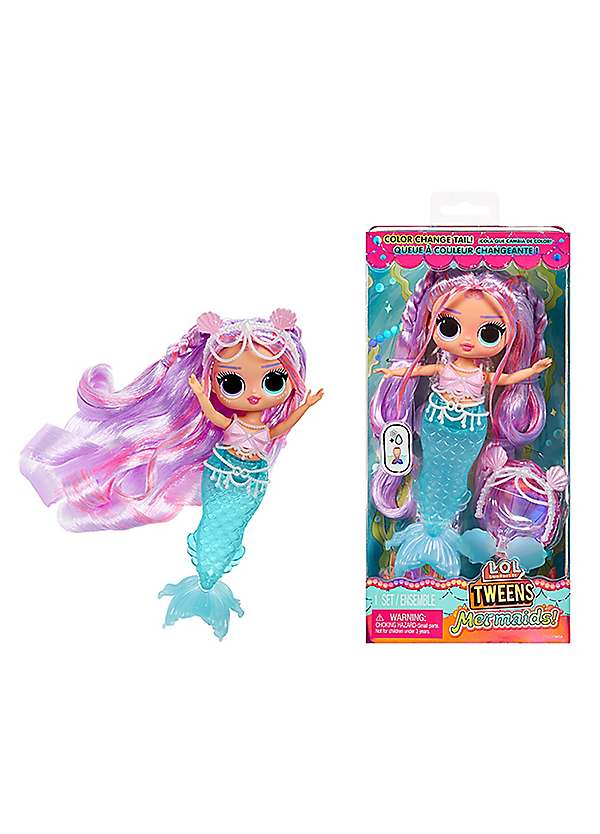 Tweens Mermaid Doll Lana Marine by L.O.L. Surprise Look Again