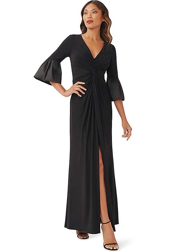 Twist Front Jersey Gown by Adrianna Papell