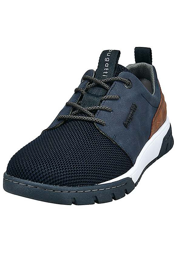 Two Pull Tabs Lace-Up Trainers by Bugatti Look Again