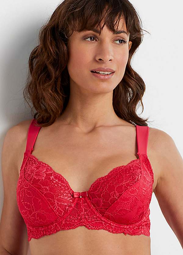 Glossies Lace Sheer Underwired Bra by Gossard