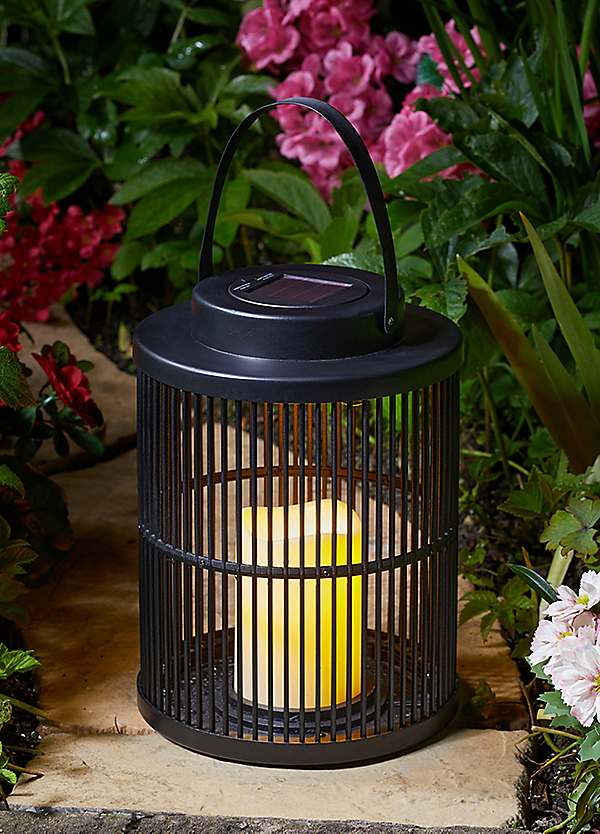 Black store garden lanterns