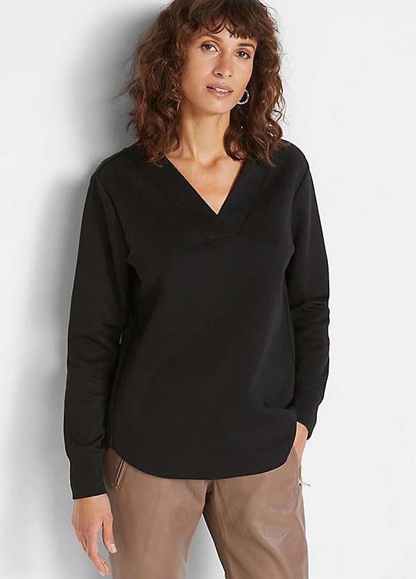 Womens v store neck sweatshirt