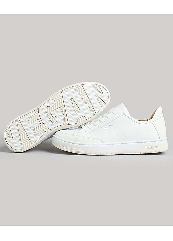 Vintage Vegan Basket Low Top Trainers by Superdry Look Again