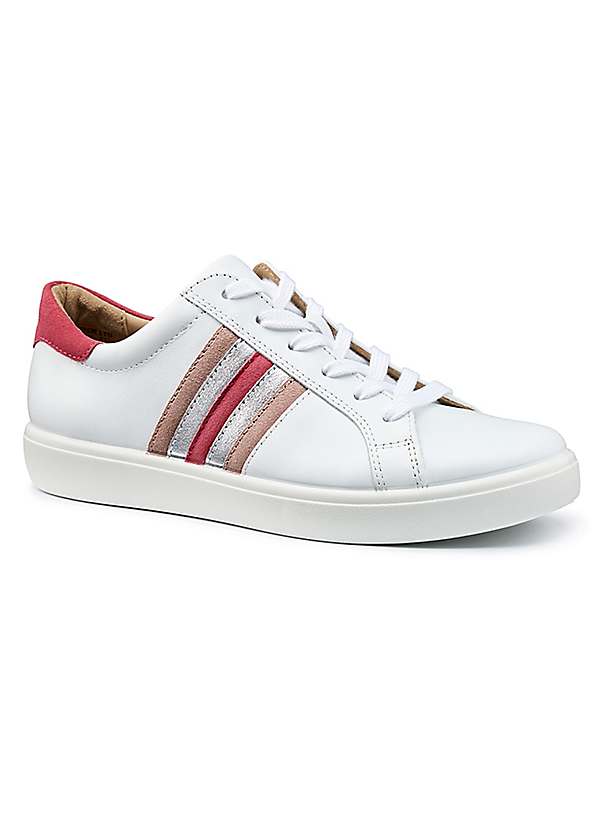 White Switch Cupsole Trainers by Hotter Look Again