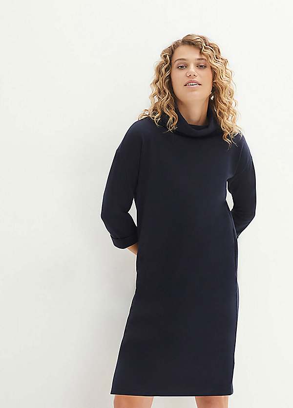 Wide Collar Jumper Dress by bonprix Look Again