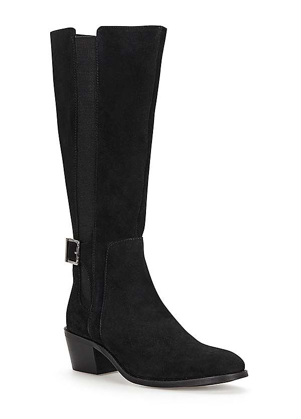 Elastic best sale knee boots