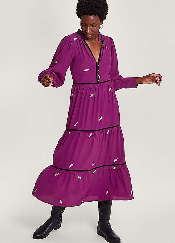 Plum shirt dress online