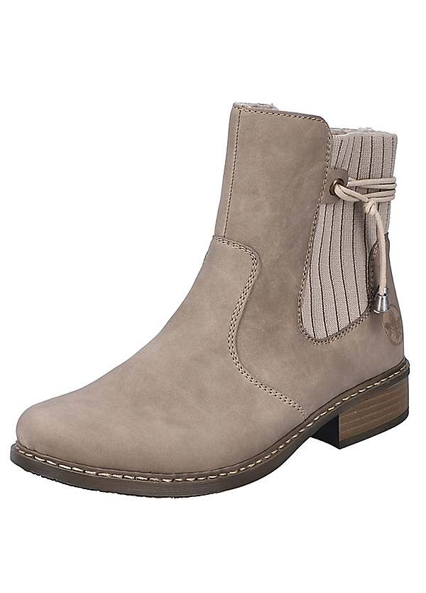 Rieker grey ankle boots on sale