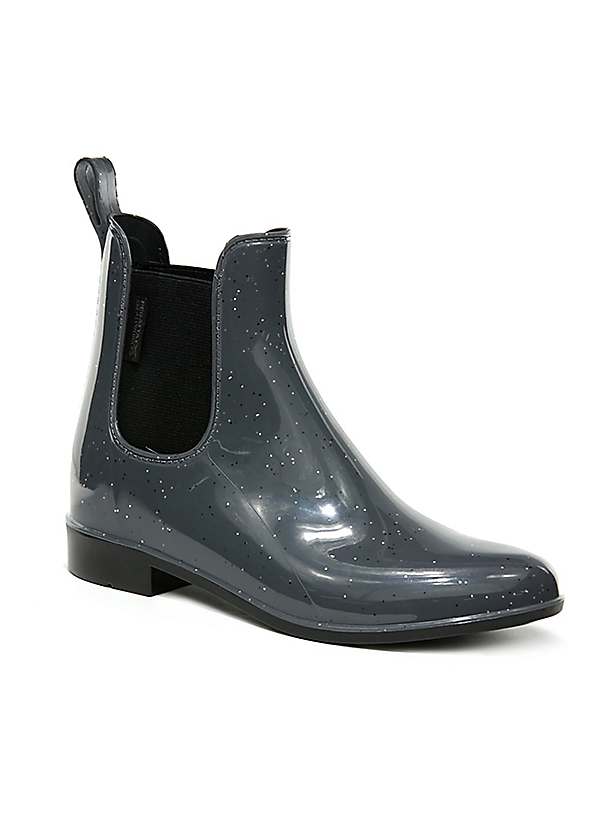 Women's Harriett Glitter Short Wellies by Regatta Look Again