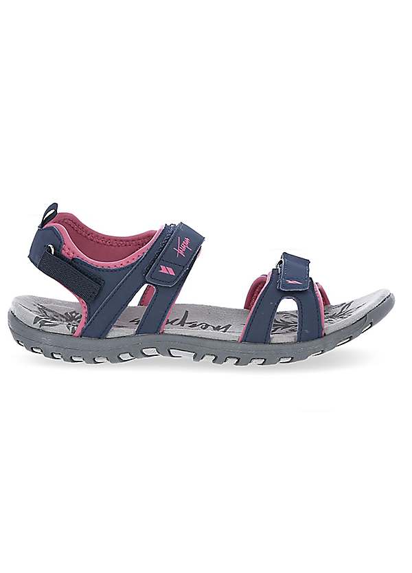 Women's Navy Serac Walking Sandals by Trespass Look Again